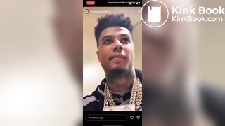 Chrisean on the toilet