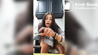Tiktok Girl on toilet 4