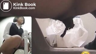 Japanese Office Ladies Poop Voyeur - video 2