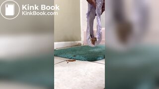 *Rare* Ebony girl diarrhea in her pull up and overflows