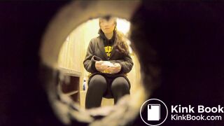 girl diarrhea in toilet