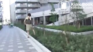 Japanese Girl desperate to poop on public