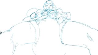 Diaper animation down below
