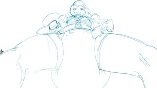 Diaper animation down below