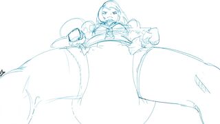Diaper animation down below
