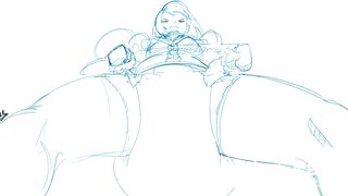 Diaper animation down below