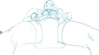 Diaper animation down below