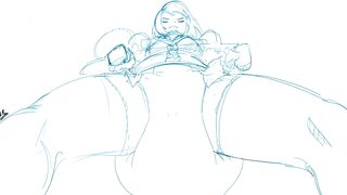 Diaper animation down below