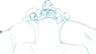 Diaper animation down below