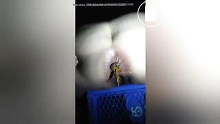 bbw granny drops yellow thick liquid