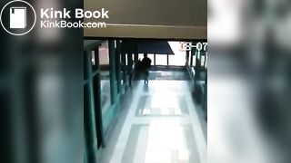 Shitty pants on CCTV