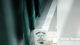 Shitty pants on CCTV