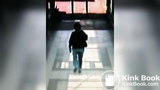 Shitty pants on CCTV
