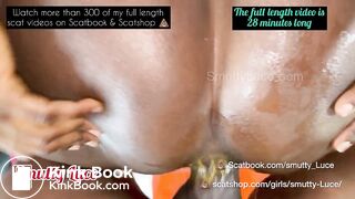 Shitty Anal Creampie - Notorious nasty Ebony Queen