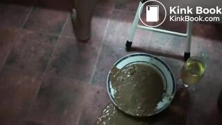 Runny shit on a plate