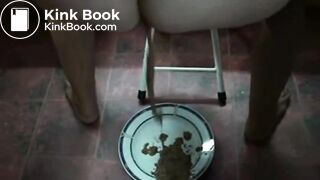 Runny shit on a plate