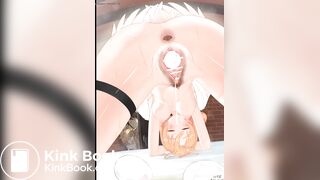 Meidri laying egg and poop