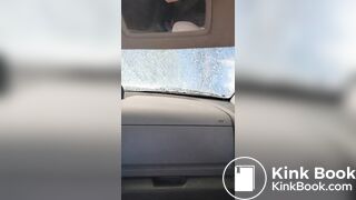 Woman shits herself at the car wash