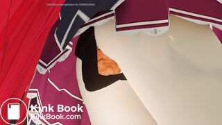Anime Girl panty poop