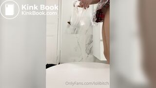 Hot French Girl Toilet Fun 3