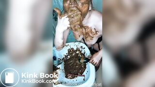 Scat Lina - Cleaning the shitty sink 'FREEBIE'