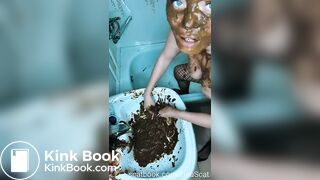 Scat Lina - Cleaning the shitty sink 'FREEBIE'