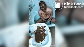 Scat Lina - Cleaning the shitty sink 'FREEBIE'