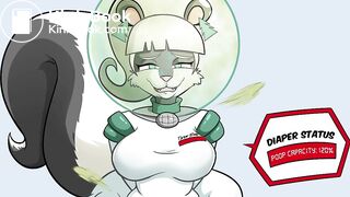 Serena Skunkd diaper mess motion comit