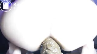 Shanty_69 Covers dildo in SHIT