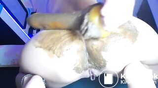 Shanty_69 Covers dildo in SHIT