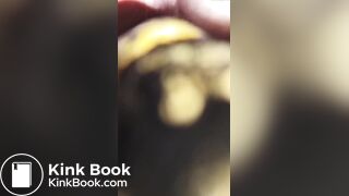 filming the shit up close