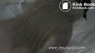 blonde girl pooping in her panties