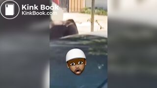 Woman uses her projectile shit as a weapon