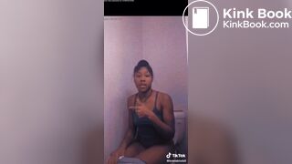 Tiktok girl on toilet 9