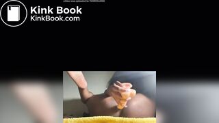 Ebony fucks her shitty booty