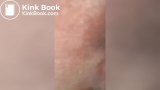 Chubby girl shitting on the toilet