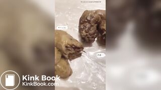 Chinese beautiful big poop