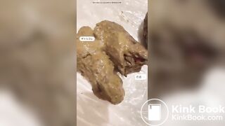 Chinese beautiful big poop