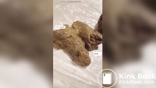 Chinese beautiful big poop