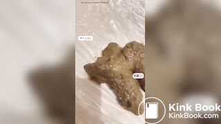 Chinese beautiful big poop