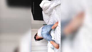 Big panty poop in bed