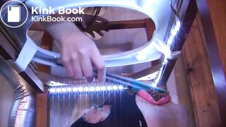 Two cute teen princesses shit in their slave's mouth