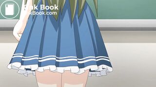 Girl poop in panties school uniform