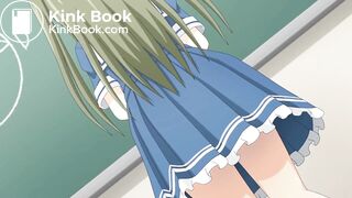 Girl poop in panties school uniform