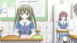 Girl poop in panties school uniform