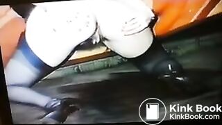 OLD SLUT DUMPS LOAD IN GUY'S MOUTH!!!