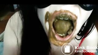 Girl eats her shit - p2
