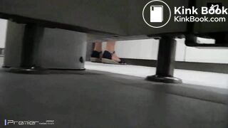 Japanese style pooping. (front & back)