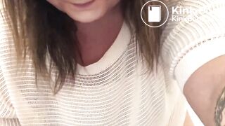 Eating her shit at the park