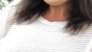 Eating her shit at the park